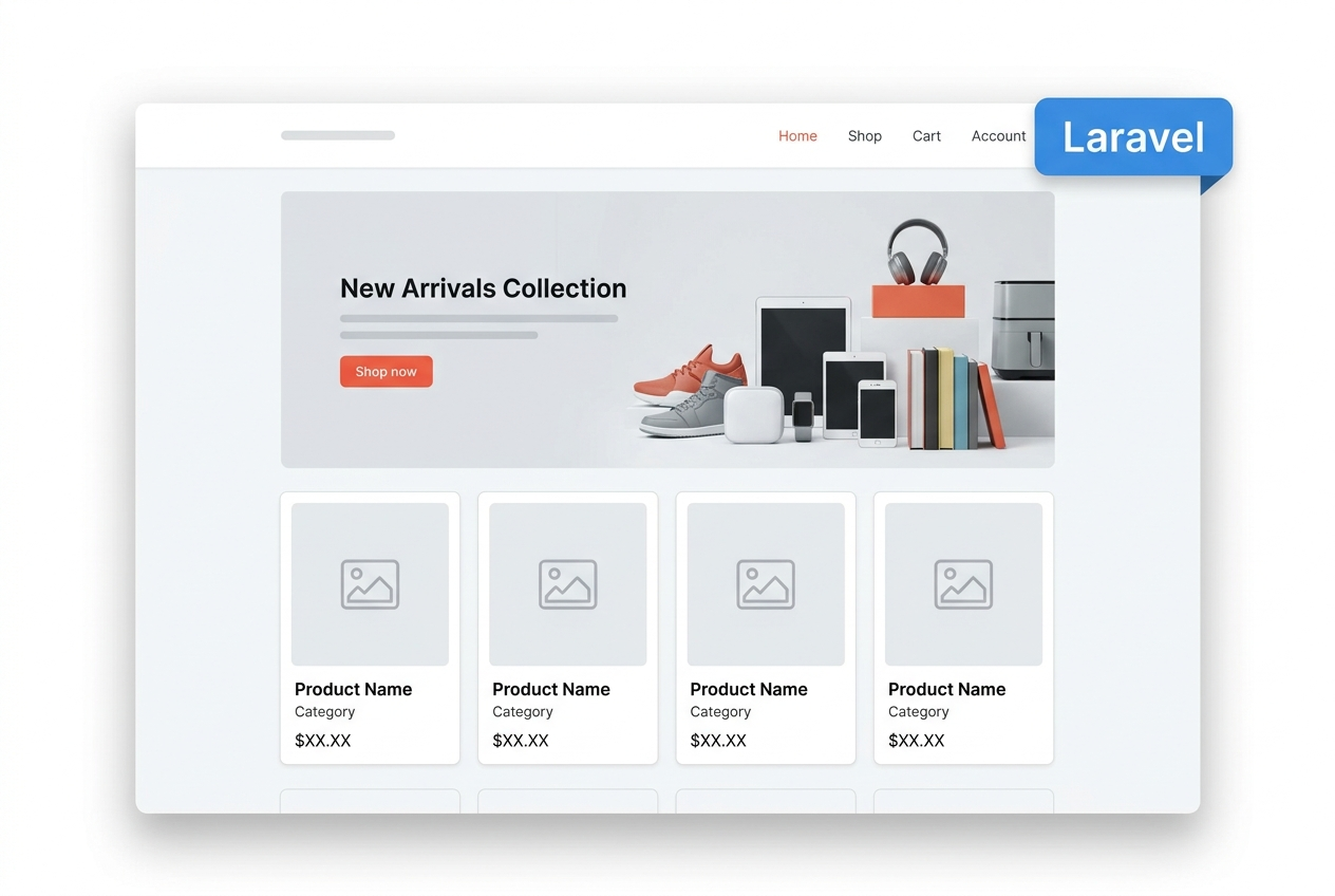 E-Commerce Web App Mockup